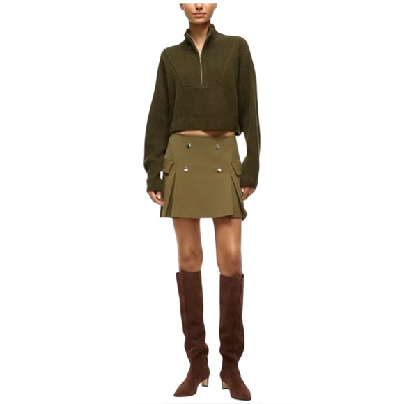 NEW Staud Division Cargo Mini Skirt Size 4 - Picture 1 of 10